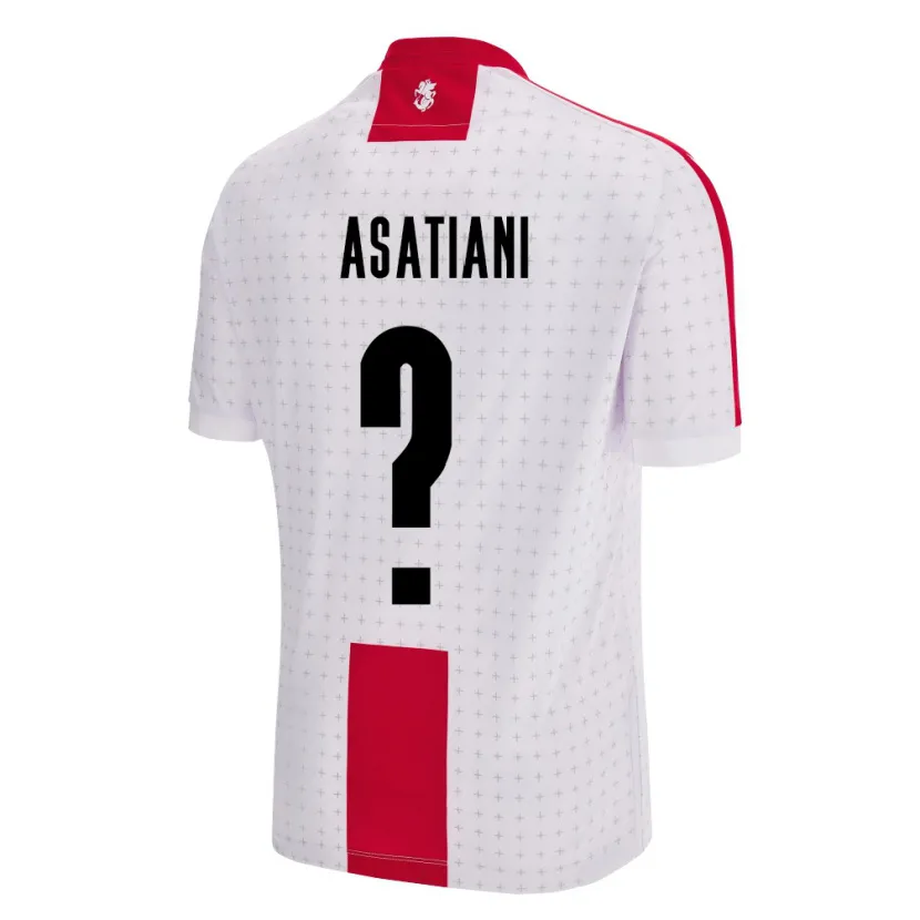 DanxenメンズジョージアDavit Asatiani#0白ホームシャツ24-26ジャージーユニフォーム