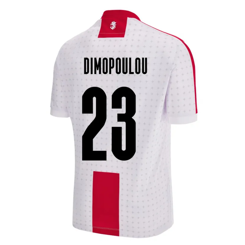 DanxenメンズジョージアSalomi Dimopoulou#23白ホームシャツ24-26ジャージーユニフォーム