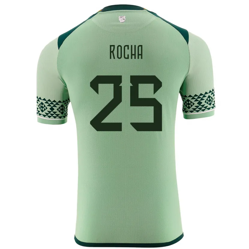DanxenメンズボリビアYomar Rocha#25ライトグリーンホームシャツ24-26ジャージーユニフォーム