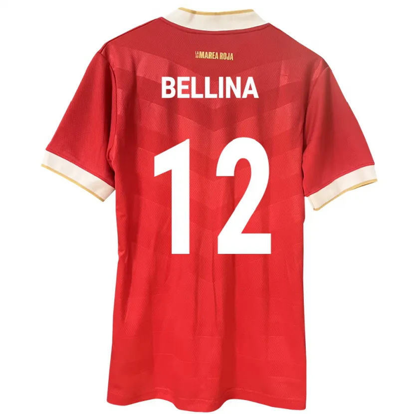 DanxenメンズパナマLucca Bellina#12赤ホームシャツ24-26ジャージーユニフォーム