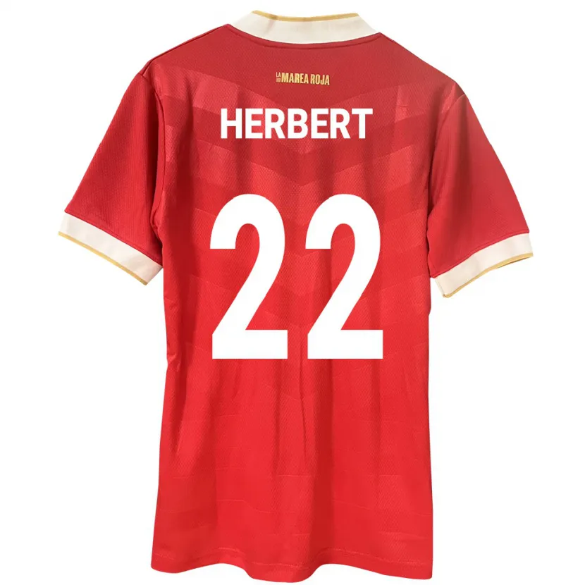 DanxenメンズパナマAntony Herbert#22赤ホームシャツ24-26ジャージーユニフォーム