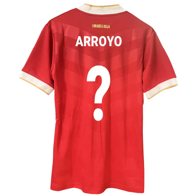 DanxenメンズパナマAriel Arroyo#0赤ホームシャツ24-26ジャージーユニフォーム