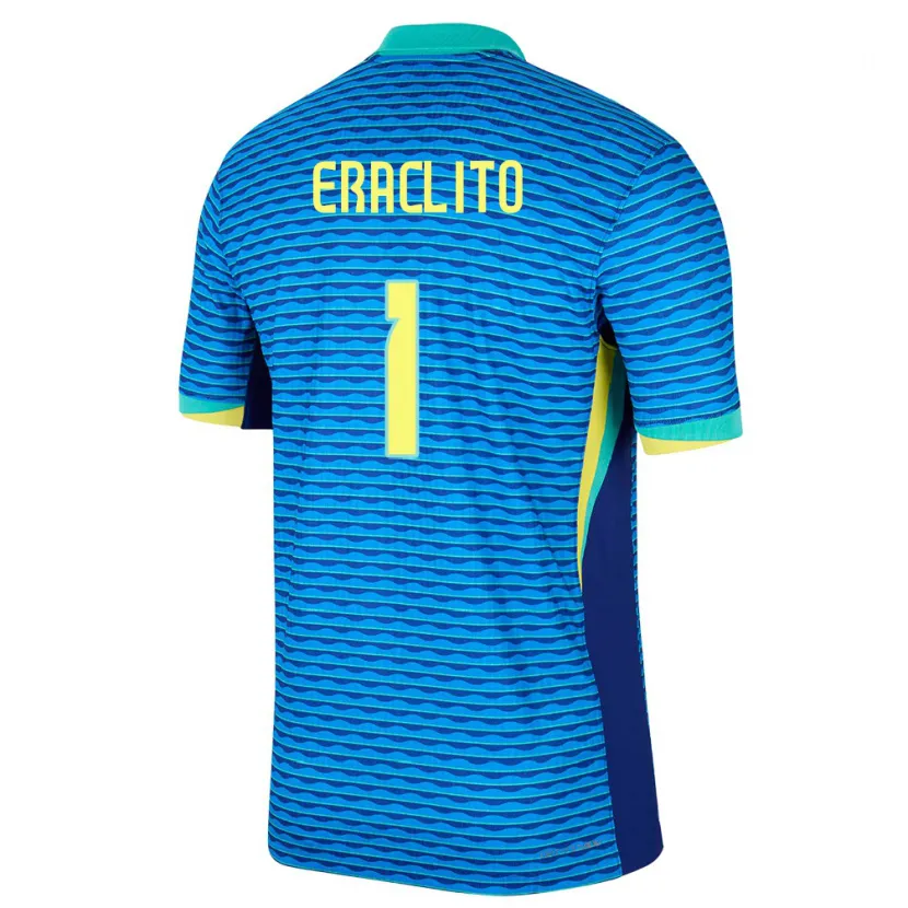 DanxenメンズブラジルMarcelo Eraclito#1青アウェイシャツ24-26ジャージーユニフォーム