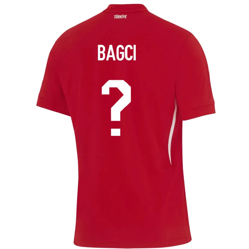 DanxenメンズトルコElyas Bagci#0赤アウェイシャツ24-26ジャージーユニフォーム