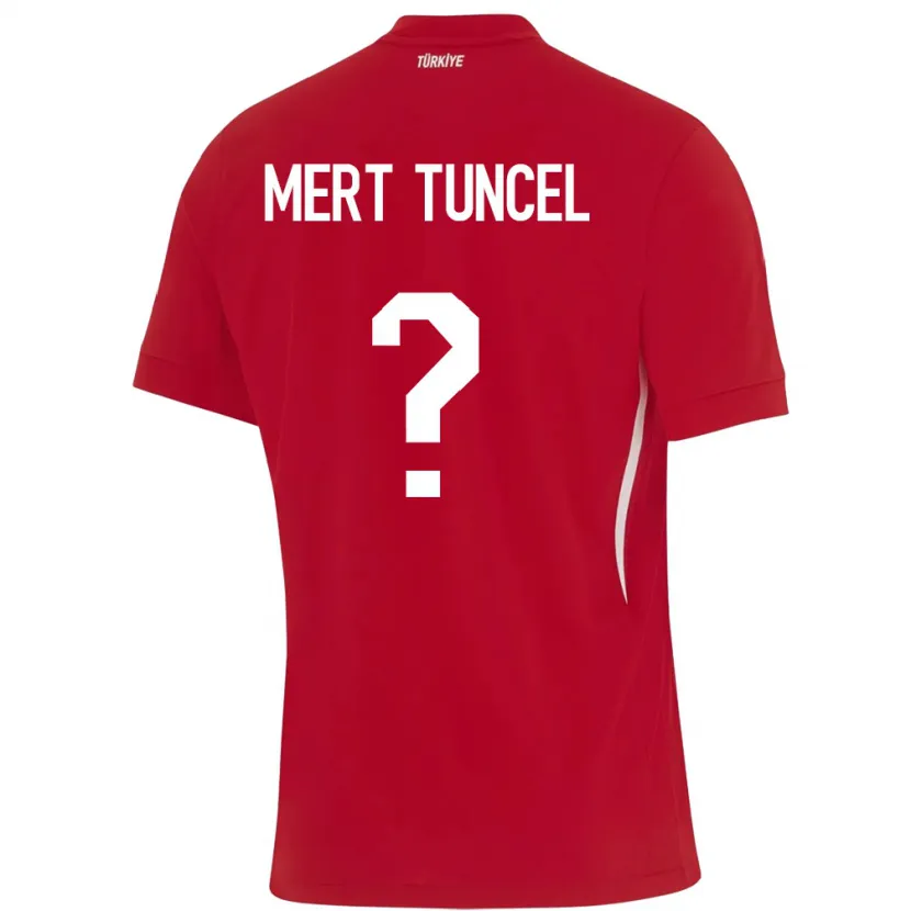 DanxenメンズトルコHasan Mert Tuncel#0赤アウェイシャツ24-26ジャージーユニフォーム