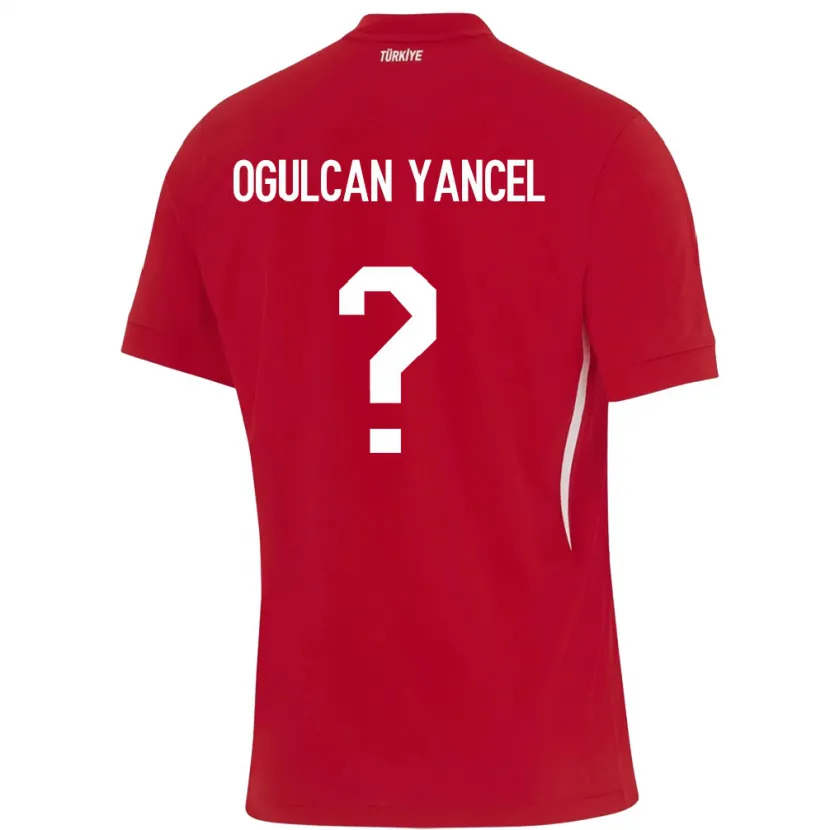 DanxenメンズトルコNecati Oğulcan Yançel#0赤アウェイシャツ24-26ジャージーユニフォーム