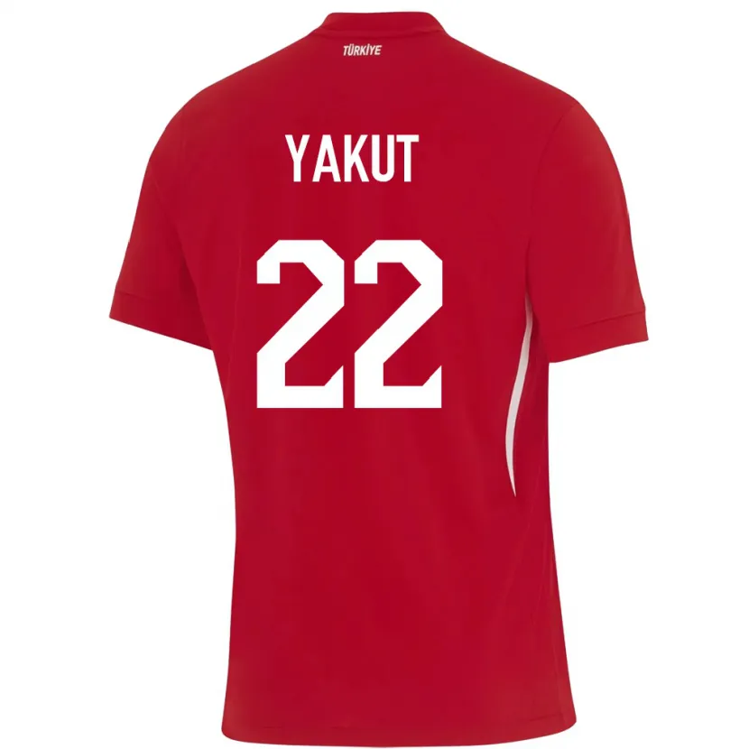 DanxenメンズトルコNarin Yakut#22赤アウェイシャツ24-26ジャージーユニフォーム