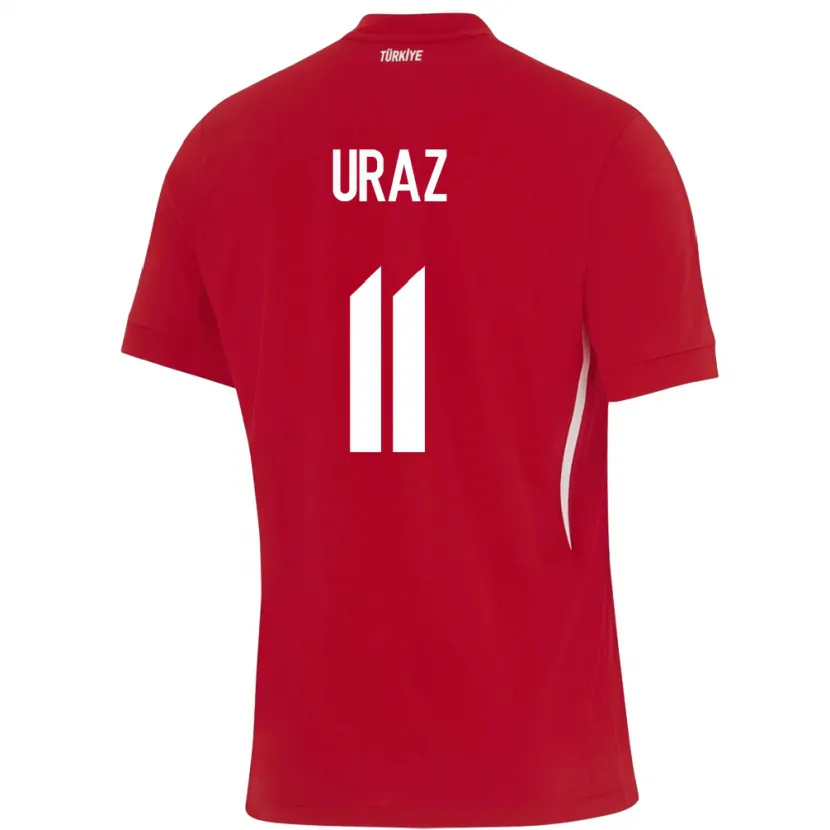 DanxenメンズトルコYağmur Uraz#11赤アウェイシャツ24-26ジャージーユニフォーム