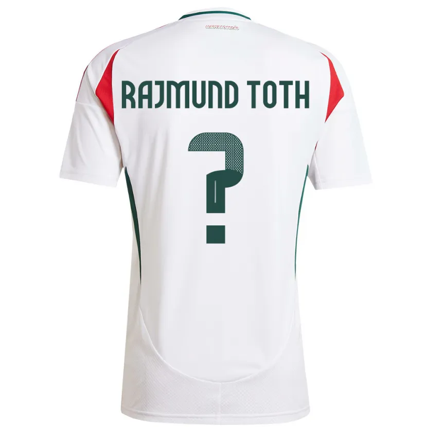 DanxenメンズハンガリーRajmund Tóth#0白アウェイシャツ24-26ジャージーユニフォーム