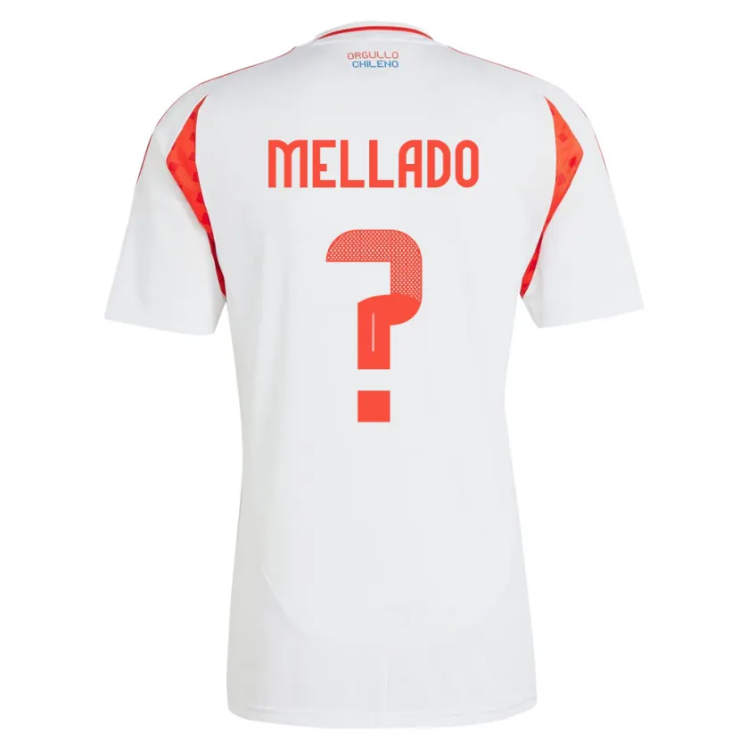 DanxenメンズチリCatalina Mellado#0白アウェイシャツ24-26ジャージーユニフォーム