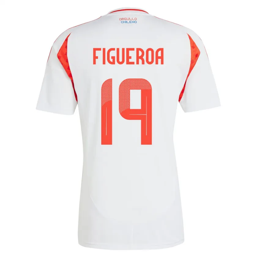 DanxenメンズチリCatalina Figueroa#19白アウェイシャツ24-26ジャージーユニフォーム