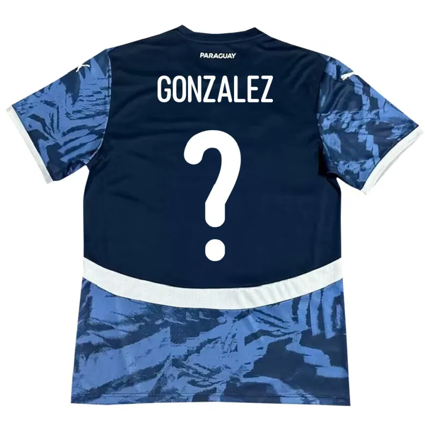 DanxenメンズパラグアイAntonio González#0青アウェイシャツ24-26ジャージーユニフォーム