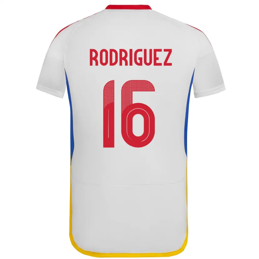 DanxenメンズベネズエラArianna Rodríguez#16白アウェイシャツ24-26ジャージーユニフォーム