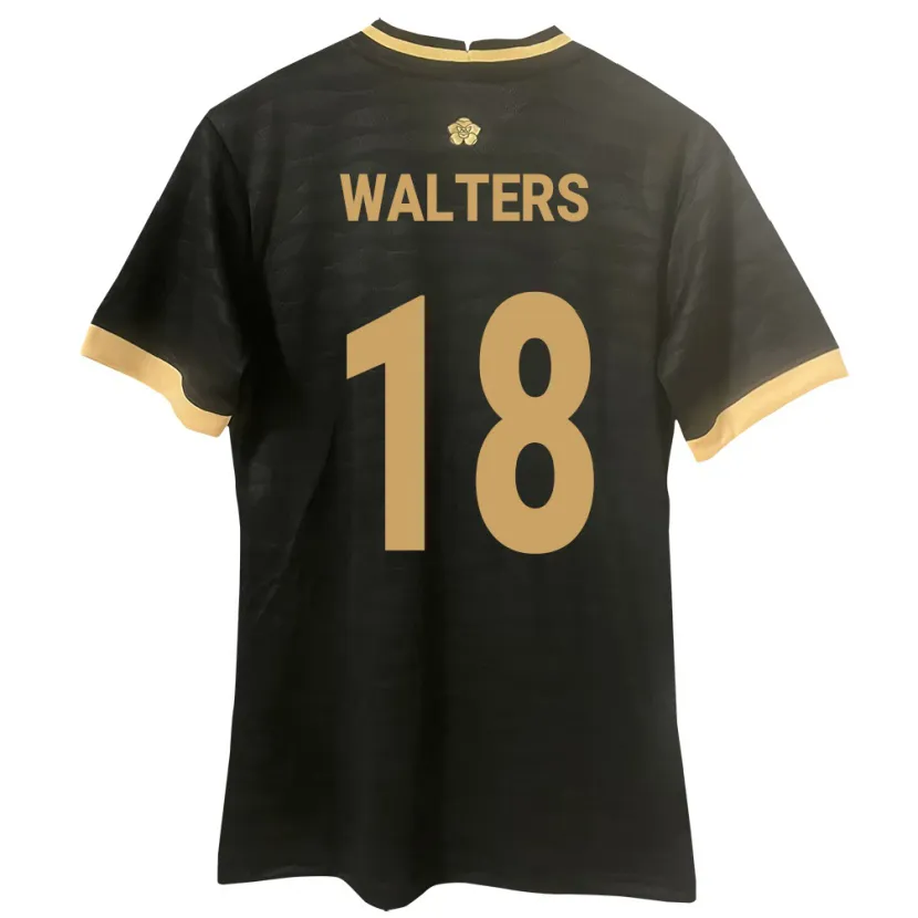 DanxenメンズパナマKairo Walters#18黒アウェイシャツ24-26ジャージーユニフォーム