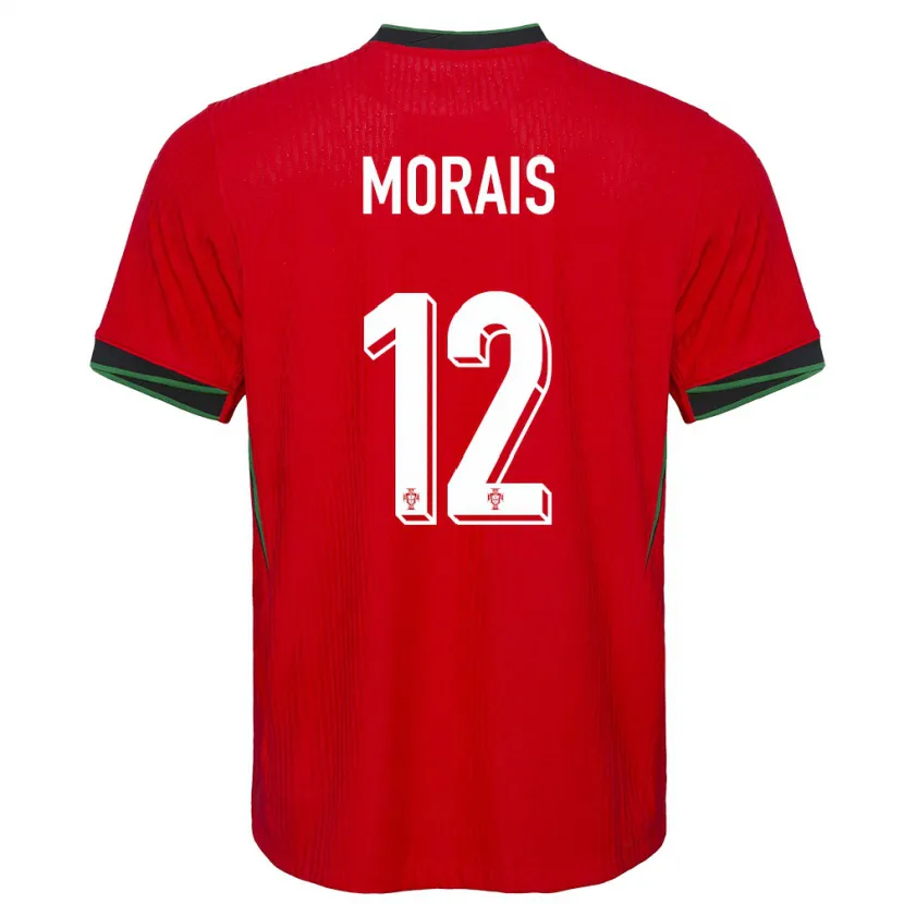 DanxenレディースポルトガルPatricia Morais#12赤ホームシャツ24-26ジャージーユニフォーム