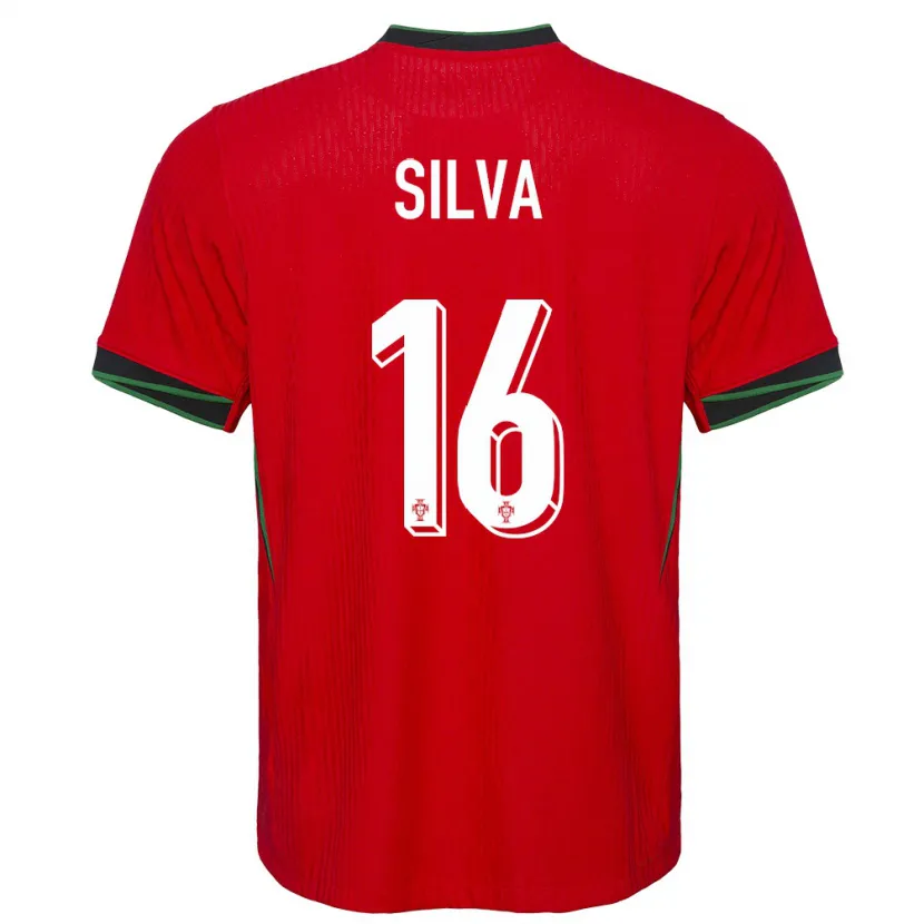 DanxenレディースポルトガルDiana Silva#16赤ホームシャツ24-26ジャージーユニフォーム