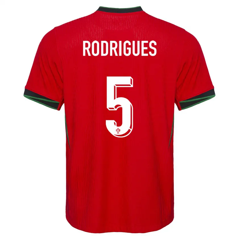 DanxenレディースポルトガルRafael Rodrigues#5赤ホームシャツ24-26ジャージーユニフォーム