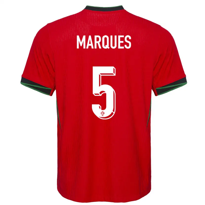 DanxenレディースポルトガルMartim Marques#5赤ホームシャツ24-26ジャージーユニフォーム