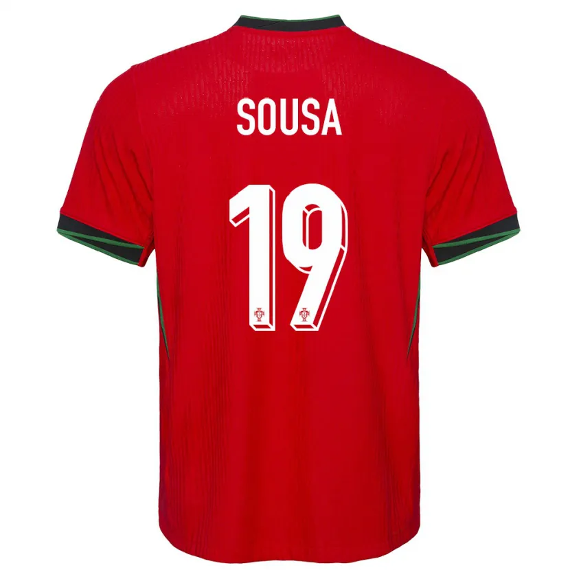 DanxenレディースポルトガルGoncalo Sousa#19赤ホームシャツ24-26ジャージーユニフォーム