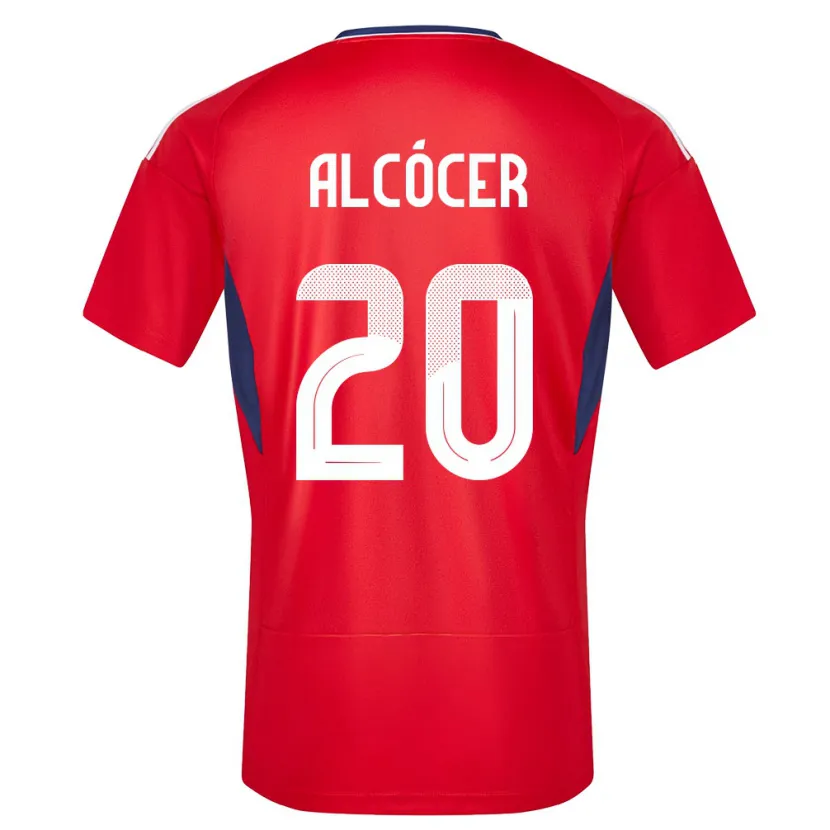 DanxenレディースコスタリカJosimar Alcocer#20赤ホームシャツ24-26ジャージーユニフォーム