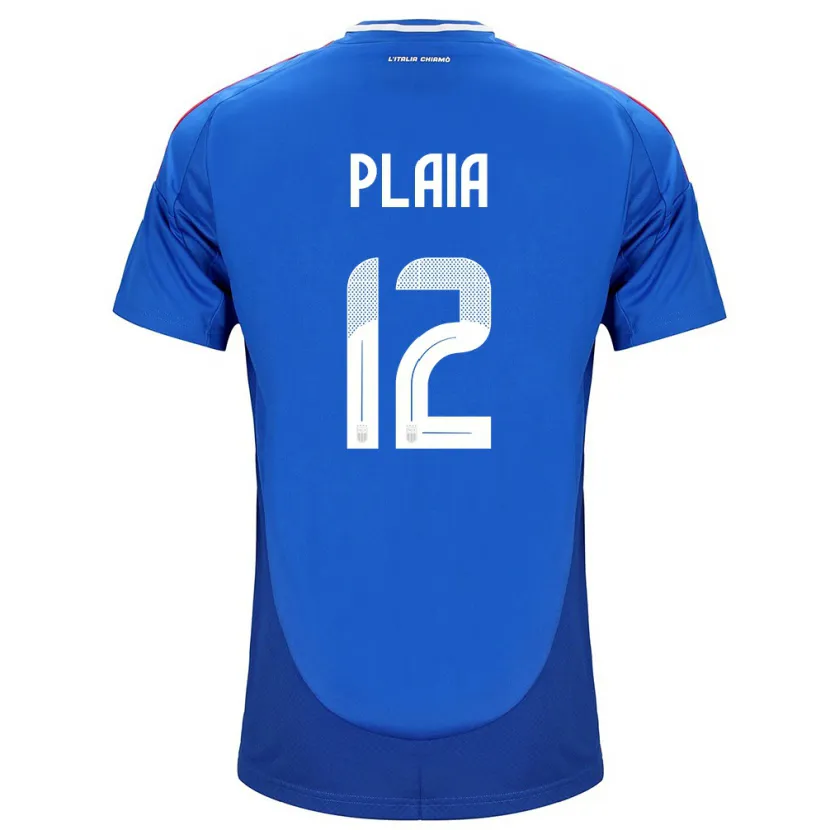 DanxenレディースイタリアFrancesco Plaia#12青ホームシャツ24-26ジャージーユニフォーム