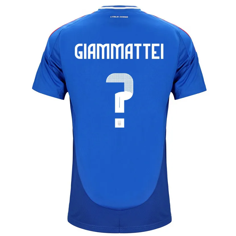 DanxenレディースイタリアGioele Giammattei#0青ホームシャツ24-26ジャージーユニフォーム