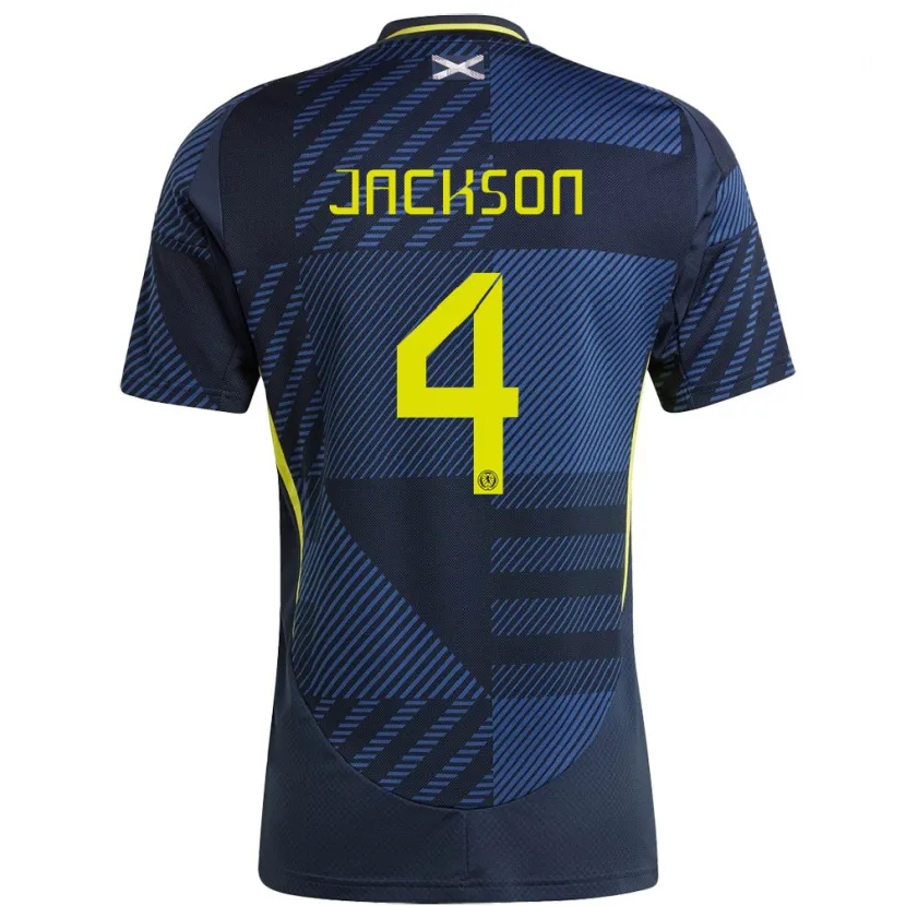 DanxenレディーススコットランドLouis Jackson#4濃紺ホームシャツ24-26ジャージーユニフォーム