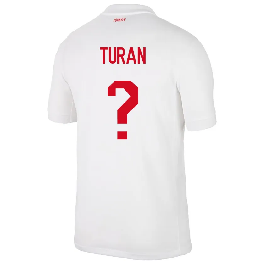 DanxenレディーストルコHasan Turan#0白ホームシャツ24-26ジャージーユニフォーム