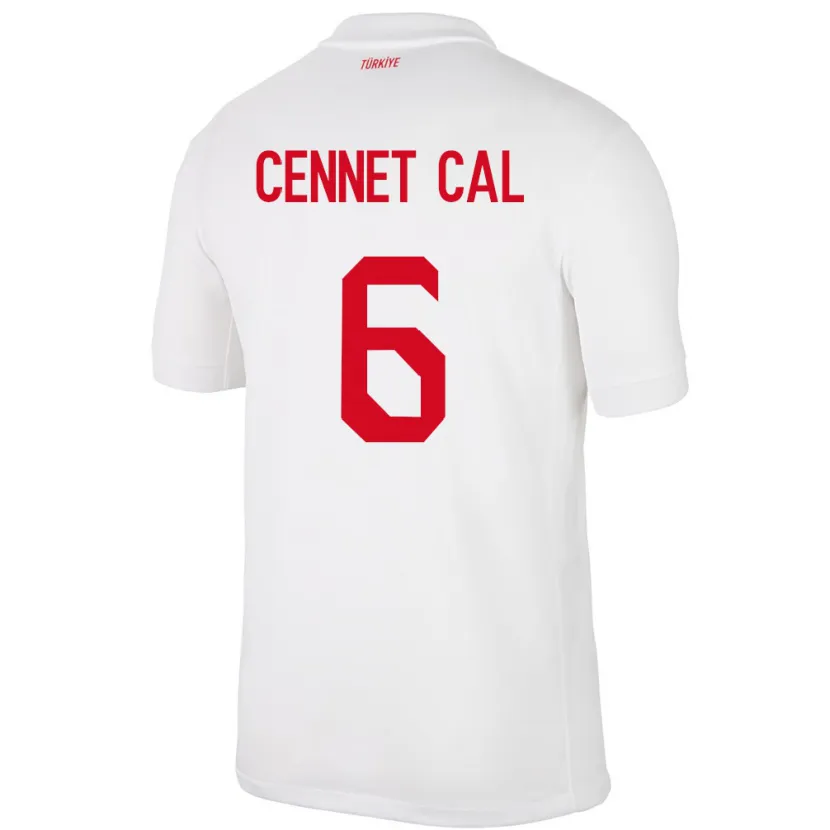 DanxenレディーストルコMeryem Cennet Çal#6白ホームシャツ24-26ジャージーユニフォーム