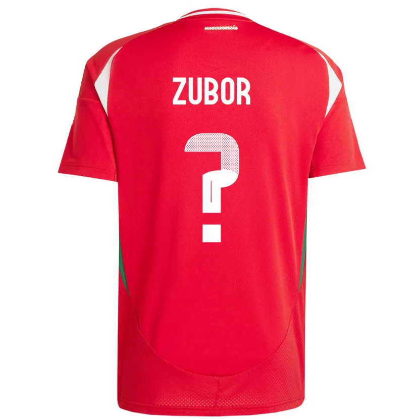 DanxenレディースハンガリーÁdám Zubor#0赤ホームシャツ24-26ジャージーユニフォーム