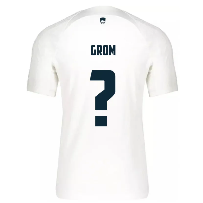 DanxenレディーススロベニアArtem Grom#0白ホームシャツ24-26ジャージーユニフォーム