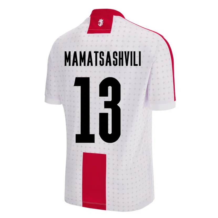 DanxenレディースジョージアSaba Mamatsashvili#13白ホームシャツ24-26ジャージーユニフォーム