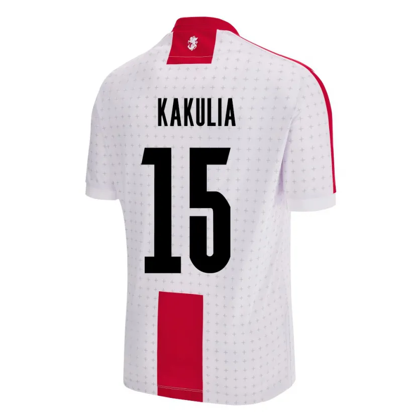 DanxenレディースジョージアGiorgi Kakulia#15白ホームシャツ24-26ジャージーユニフォーム