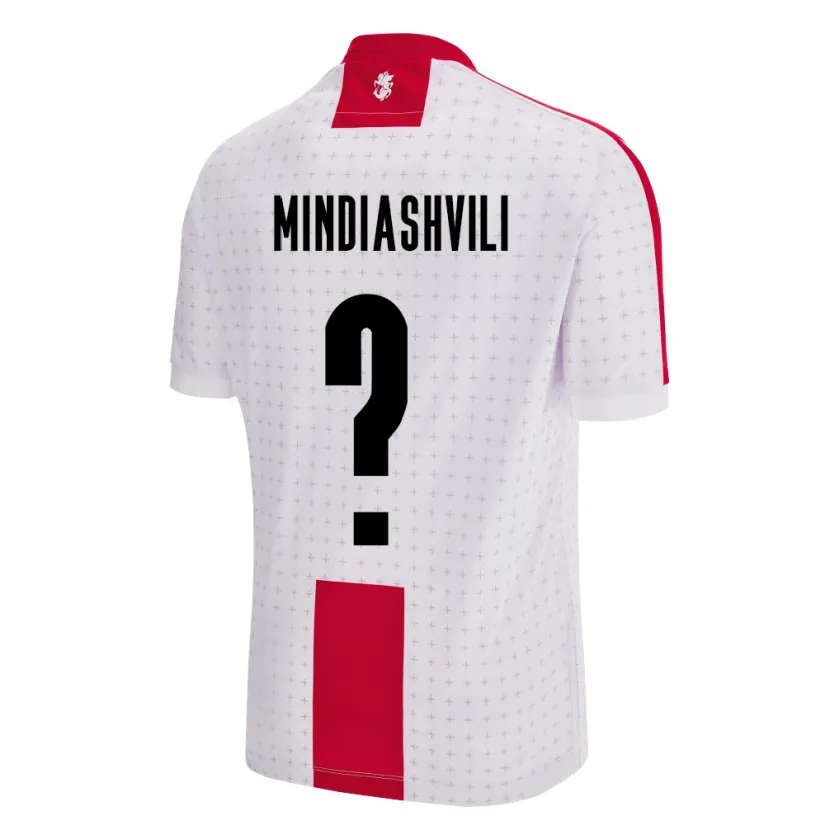 DanxenレディースジョージアTornike Mindiashvili#0白ホームシャツ24-26ジャージーユニフォーム