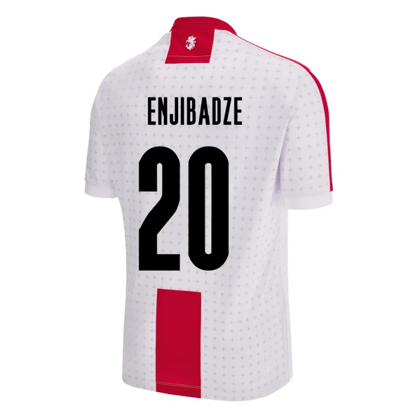 DanxenレディースジョージアElene Enjibadze#20白ホームシャツ24-26ジャージーユニフォーム