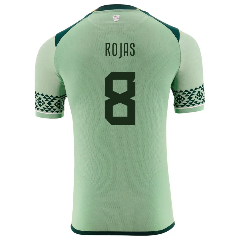 DanxenレディースボリビアJairo Rojas#8ライトグリーンホームシャツ24-26ジャージーユニフォーム