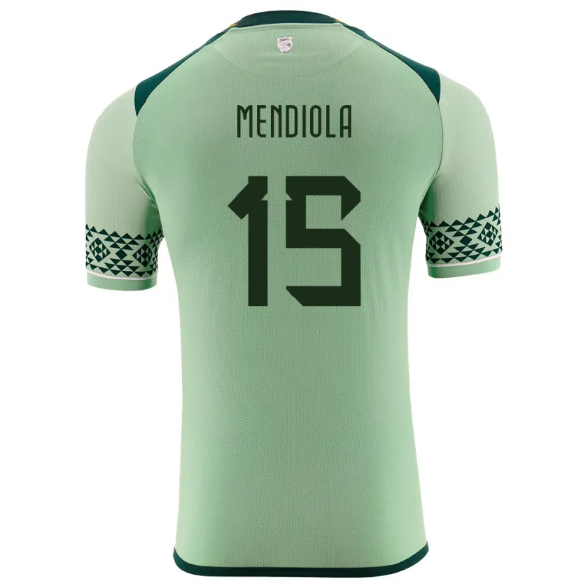 DanxenレディースボリビアAidé Mendiola#15ライトグリーンホームシャツ24-26ジャージーユニフォーム