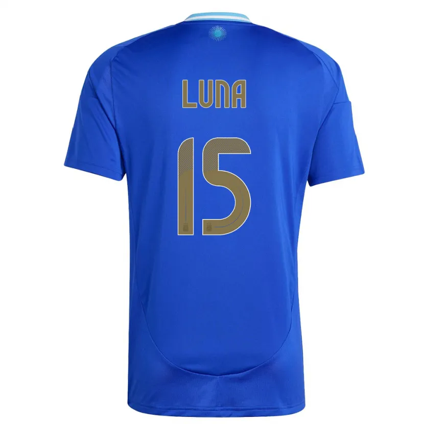 DanxenレディースアルゼンチンAlex Luna#15青アウェイシャツ24-26ジャージーユニフォーム