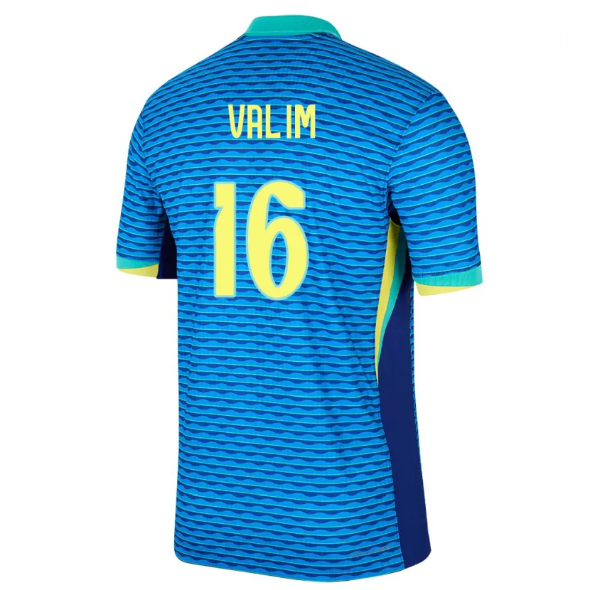DanxenレディースブラジルBernardo Valim#16青アウェイシャツ24-26ジャージーユニフォーム