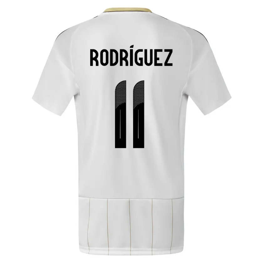 DanxenレディースコスタリカRaquel Rodriguez#11白アウェイシャツ24-26ジャージーユニフォーム