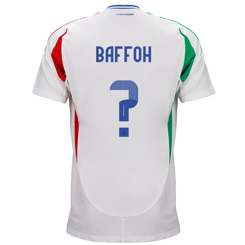 DanxenレディースイタリアJeffrey Baffoh#0白アウェイシャツ24-26ジャージーユニフォーム