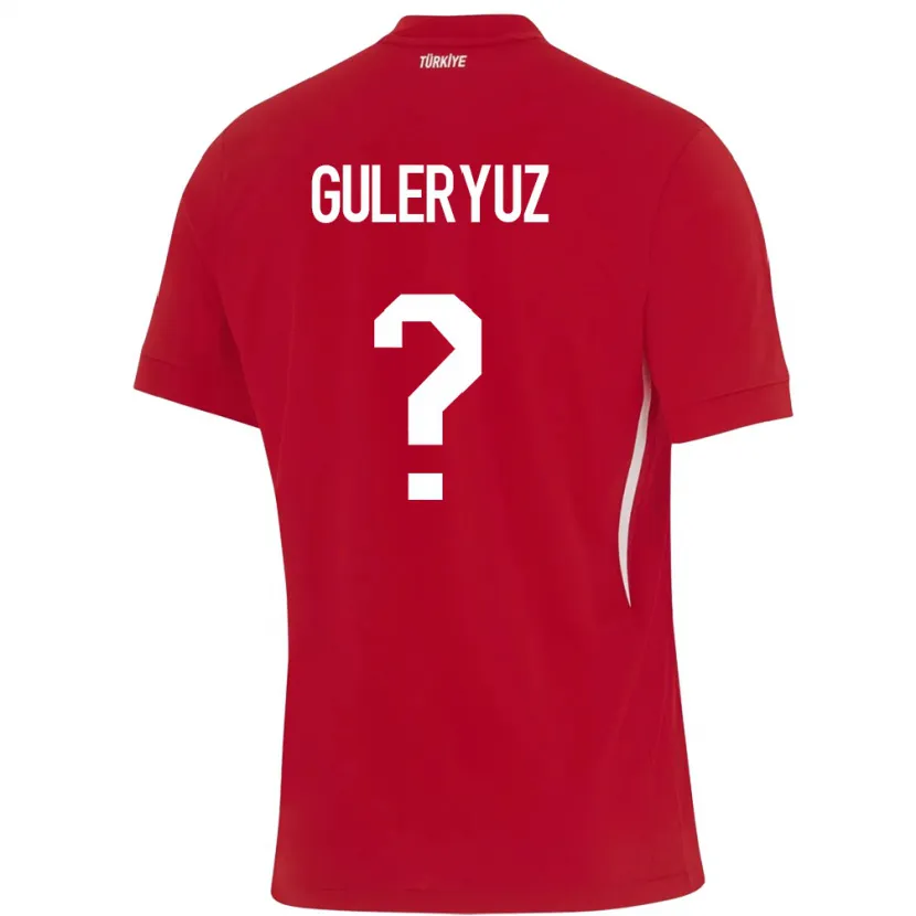 DanxenレディーストルコGöknur Güleryüz#0赤アウェイシャツ24-26ジャージーユニフォーム