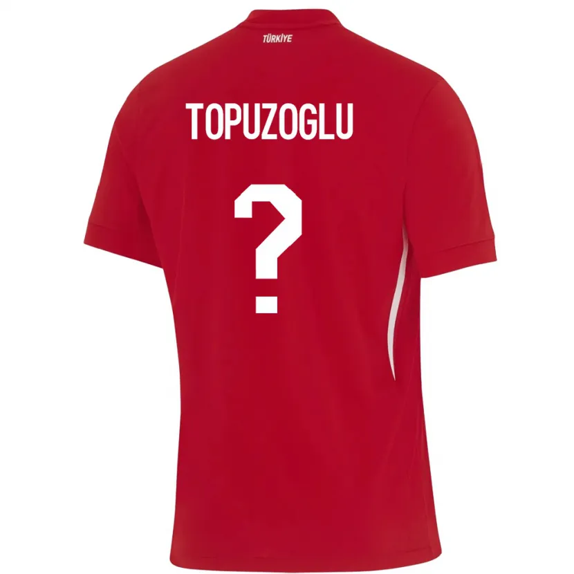DanxenレディーストルコBerna Topuzoğlu#0赤アウェイシャツ24-26ジャージーユニフォーム