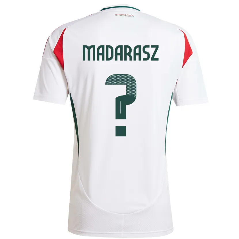 DanxenレディースハンガリーÁdám Madarász#0白アウェイシャツ24-26ジャージーユニフォーム