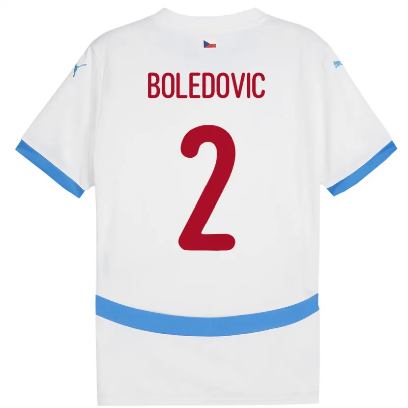 DanxenレディースチェコTobias Boledovic#2白アウェイシャツ24-26ジャージーユニフォーム