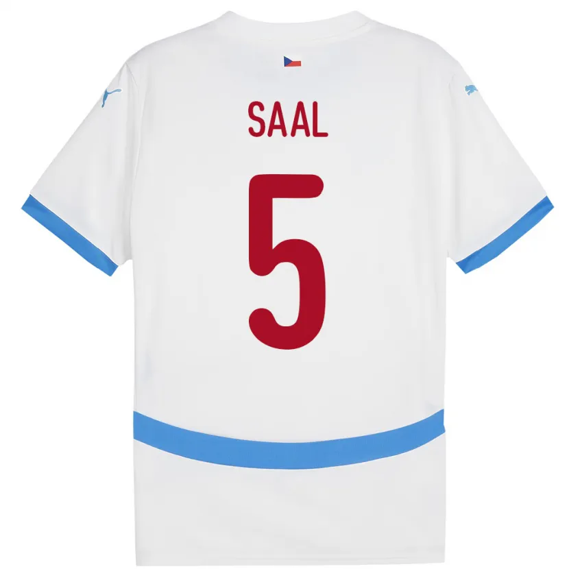 DanxenレディースチェコLukas Saal#5白アウェイシャツ24-26ジャージーユニフォーム
