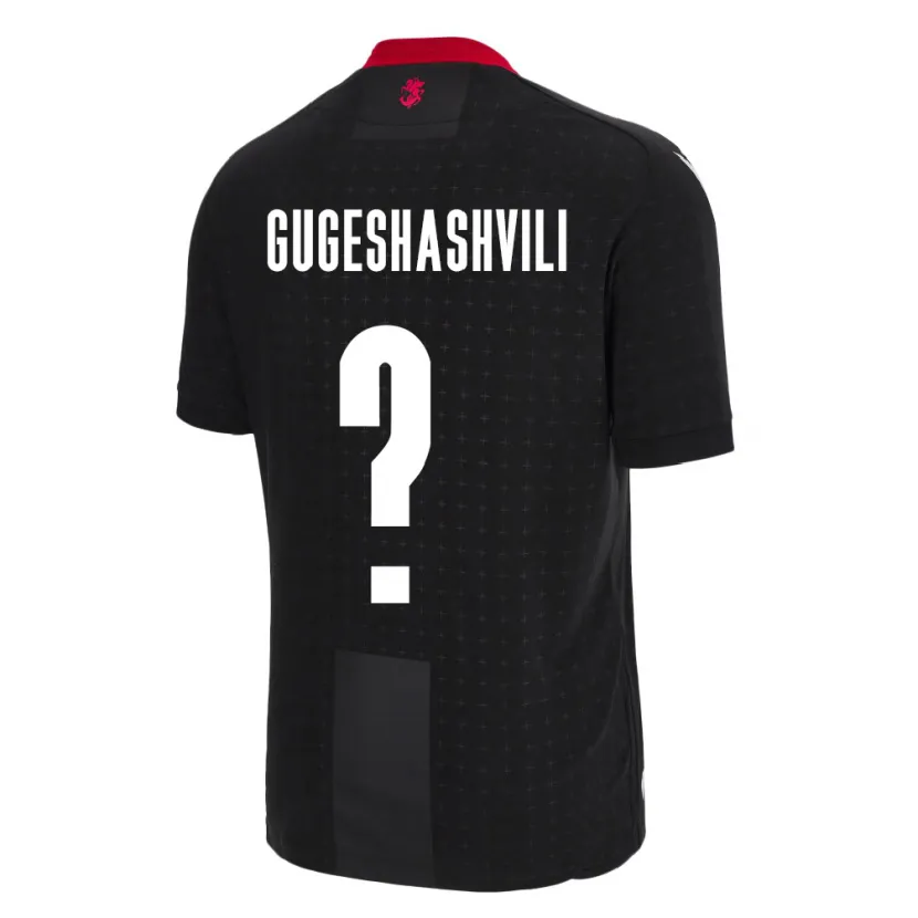 DanxenレディースジョージアZaza Gugeshashvili#0黒アウェイシャツ24-26ジャージーユニフォーム