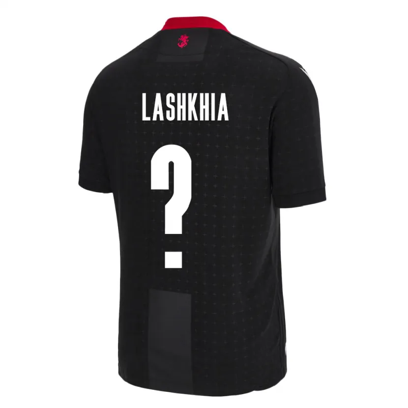 DanxenレディースジョージアLuka Lashkhia#0黒アウェイシャツ24-26ジャージーユニフォーム
