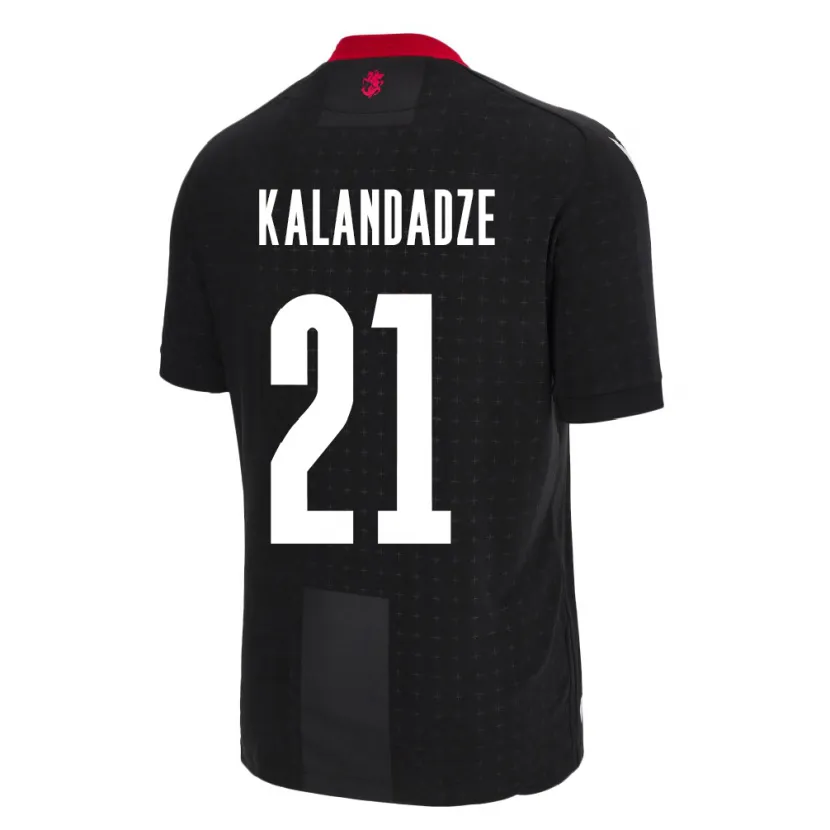 DanxenレディースジョージアMariam Kalandadze#21黒アウェイシャツ24-26ジャージーユニフォーム