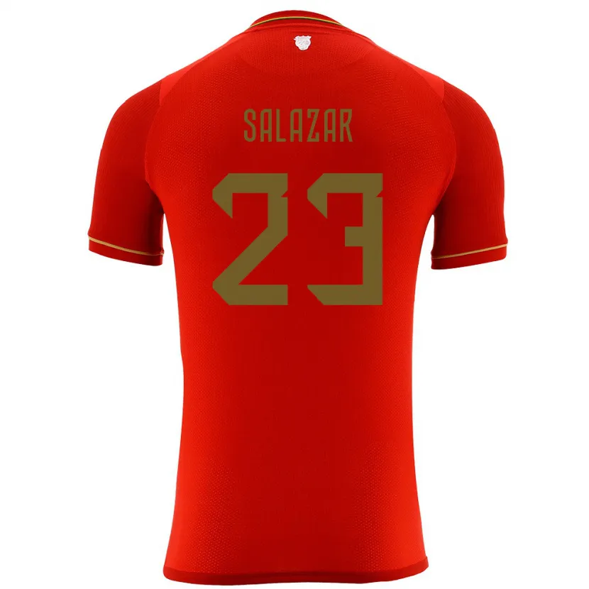 DanxenレディースボリビアAlba Salazar#23赤アウェイシャツ24-26ジャージーユニフォーム
